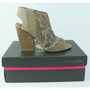 Vince Camuto Kimora Suede Bootie Size 9 Laser Cut